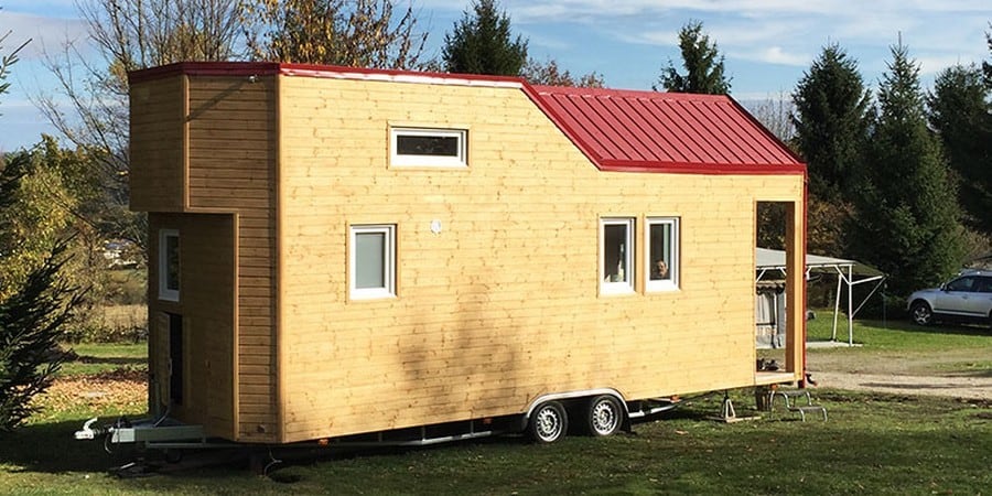 Mobiles Minihaus Rolling Tiny House IMMOFUX ® Immobilien