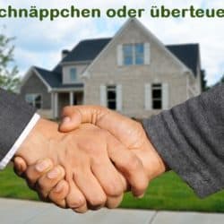 Schnäppchen oder überteuert? - Faktoren bei der Bewertung von Immobilien