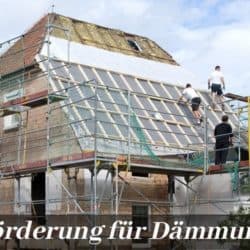 Förderung für Dämmung