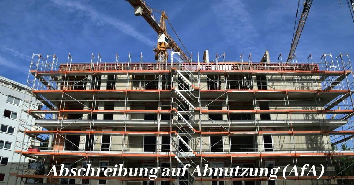 AfA Abschreibung auf Abnutzung Wohngebaeude