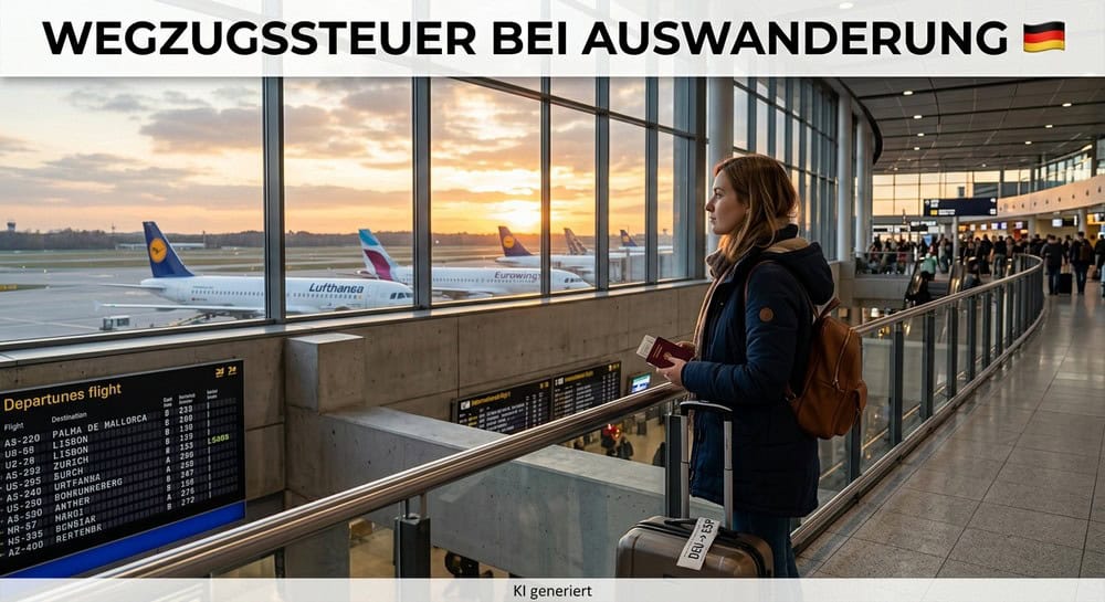 Wegzugssteuer bei Auswanderung Erklärung